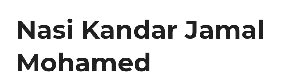 Nasi Kandar Jamal Mohamed